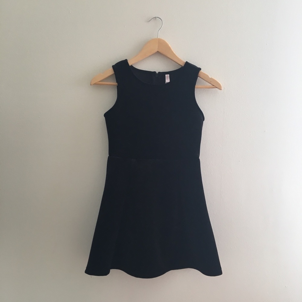 Xhilaration Girl’s Black Velvet Dress